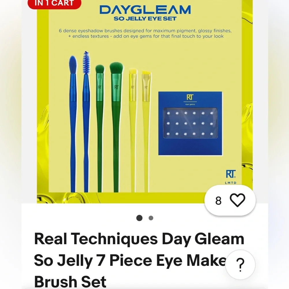Real Techniques So Jelly Eye Brush 7 tools for statement making eyes